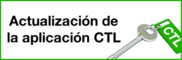 Actualización de la aplicación CTL